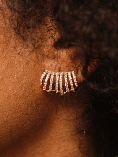Boucles d'oreilles grimpantes