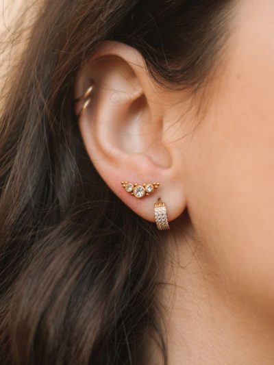 boucle d'oreille hélix acier inoxydable