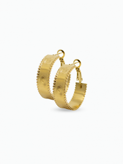 boucles d'oreilles fleurs