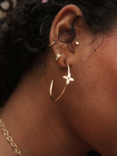 Boucles d'oreilles fleurs
