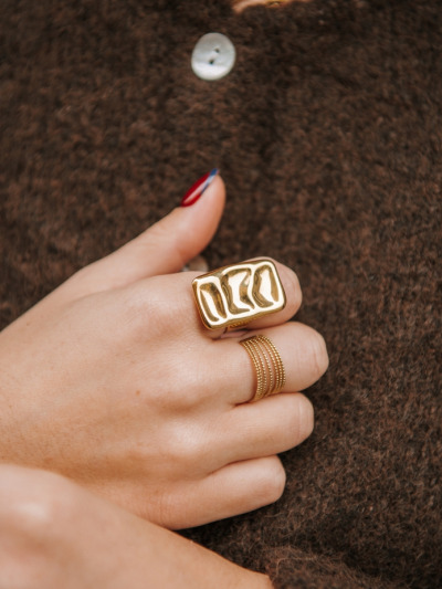 Bague en acier inoxydable