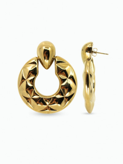 Boucles d'oreilles acier inoxydable