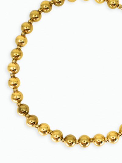 Collier grosses perles fantaisie