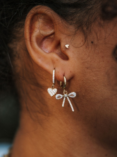 Boucles d'oreilles noeud