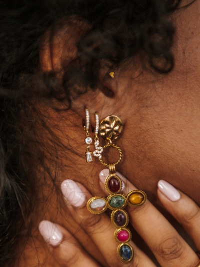 Boucles d'oreilles petit serpent