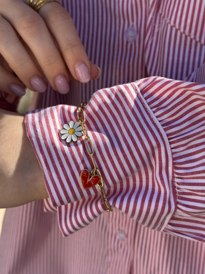 Charm coeur rouge