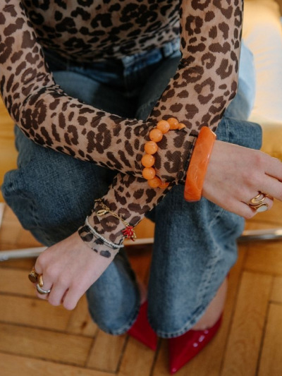 Bracelet grosses perles