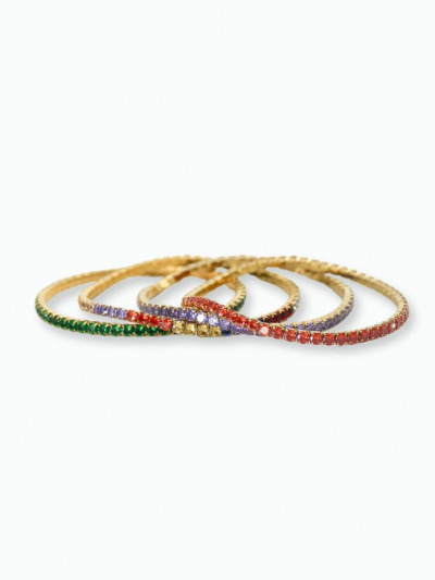 Bracelet pierres multicolores