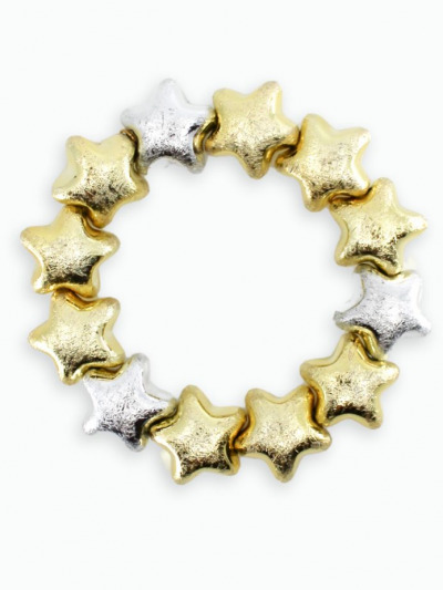 Bracelet strass élastique