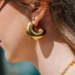 Grosse boucle d'oreille