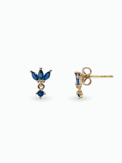Puces d'oreilles or