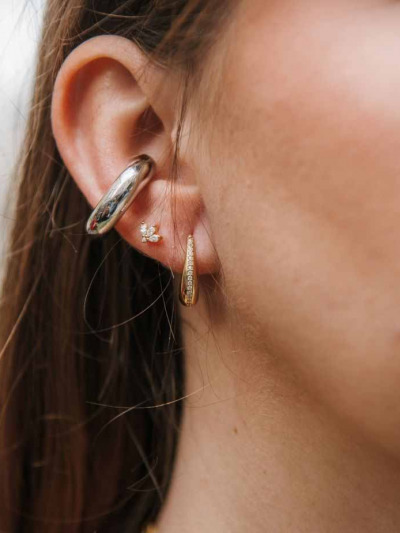Plaqué or boucles d'oreilles