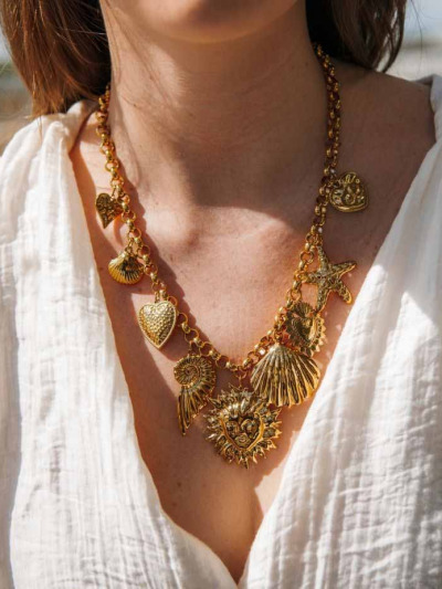 Collier gros pendentif